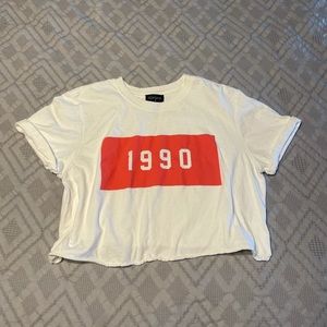TopShop 1990s Cropped Tee